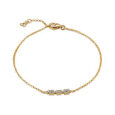 Diamond Square Link Bracelet - Dracakis Jewellers